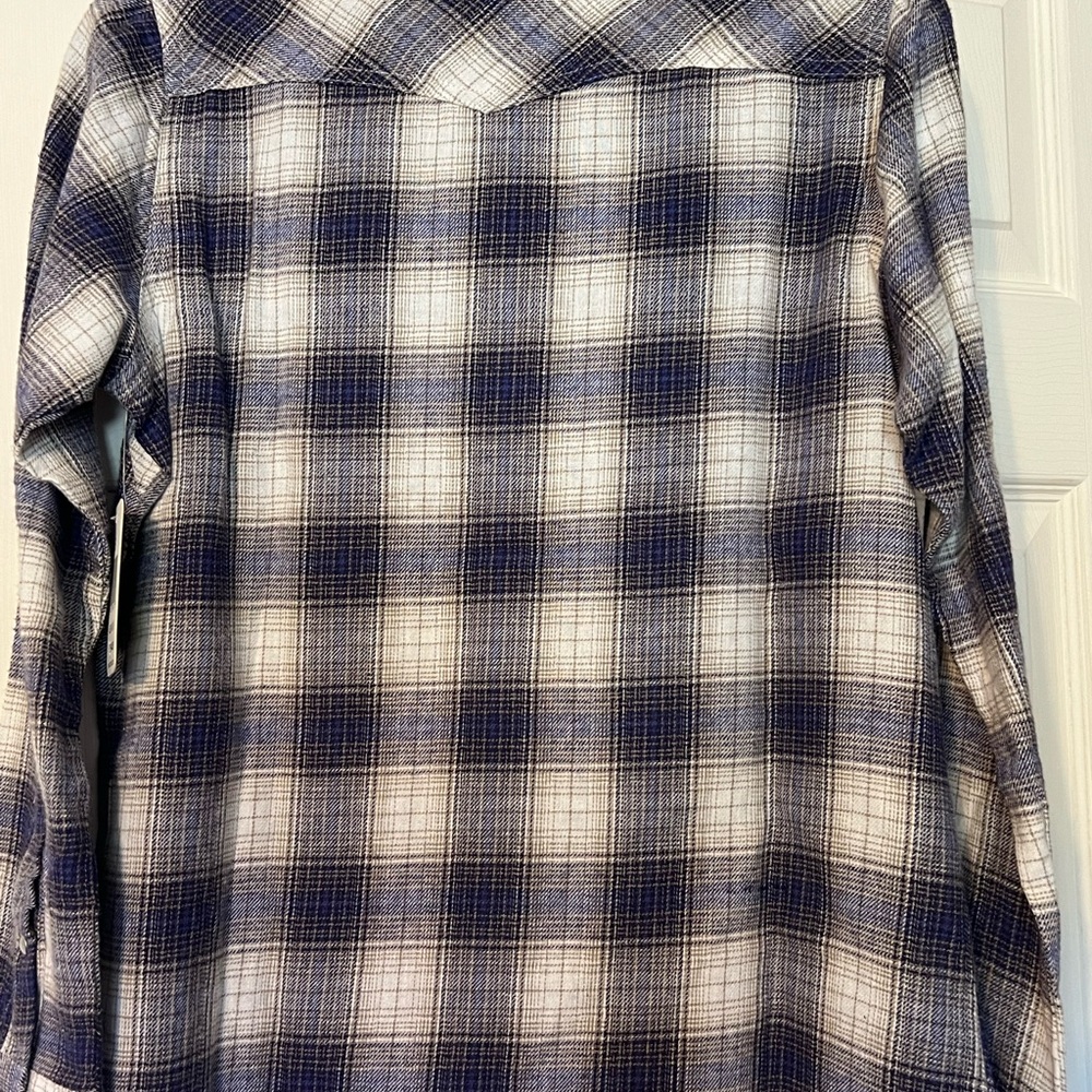 CANYON GUIDE OUTFITTERS WOMENS PINK PLAID FLANNEL BUTTON DOWN - Picture 2 of 15